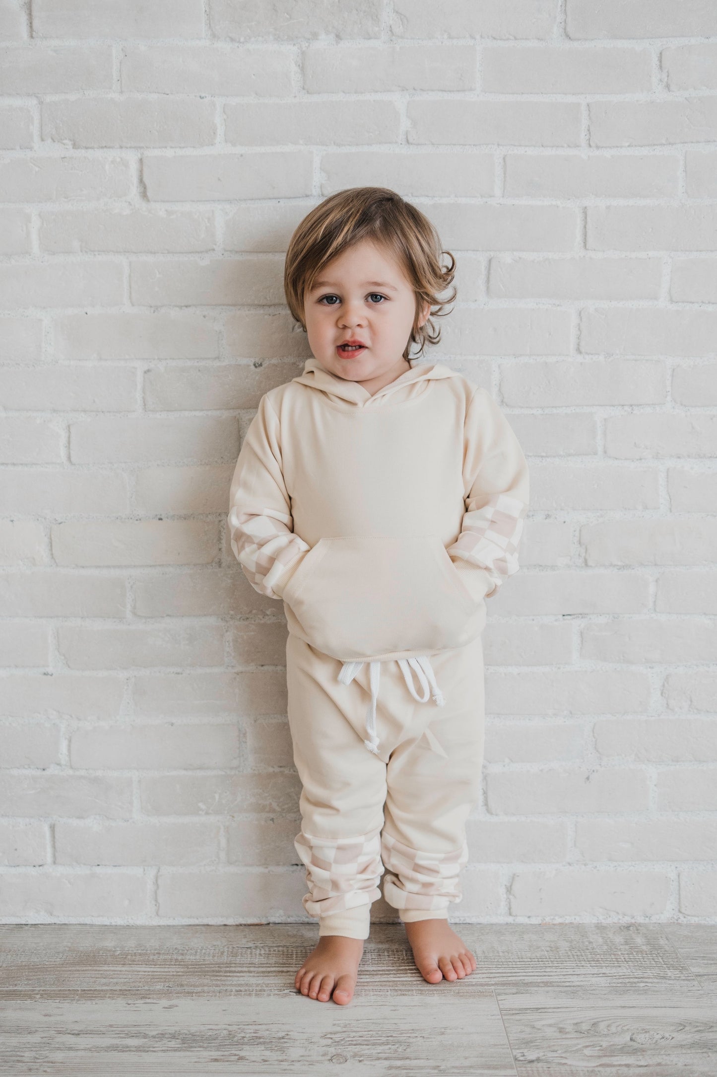 Pattern Block Jogger Set