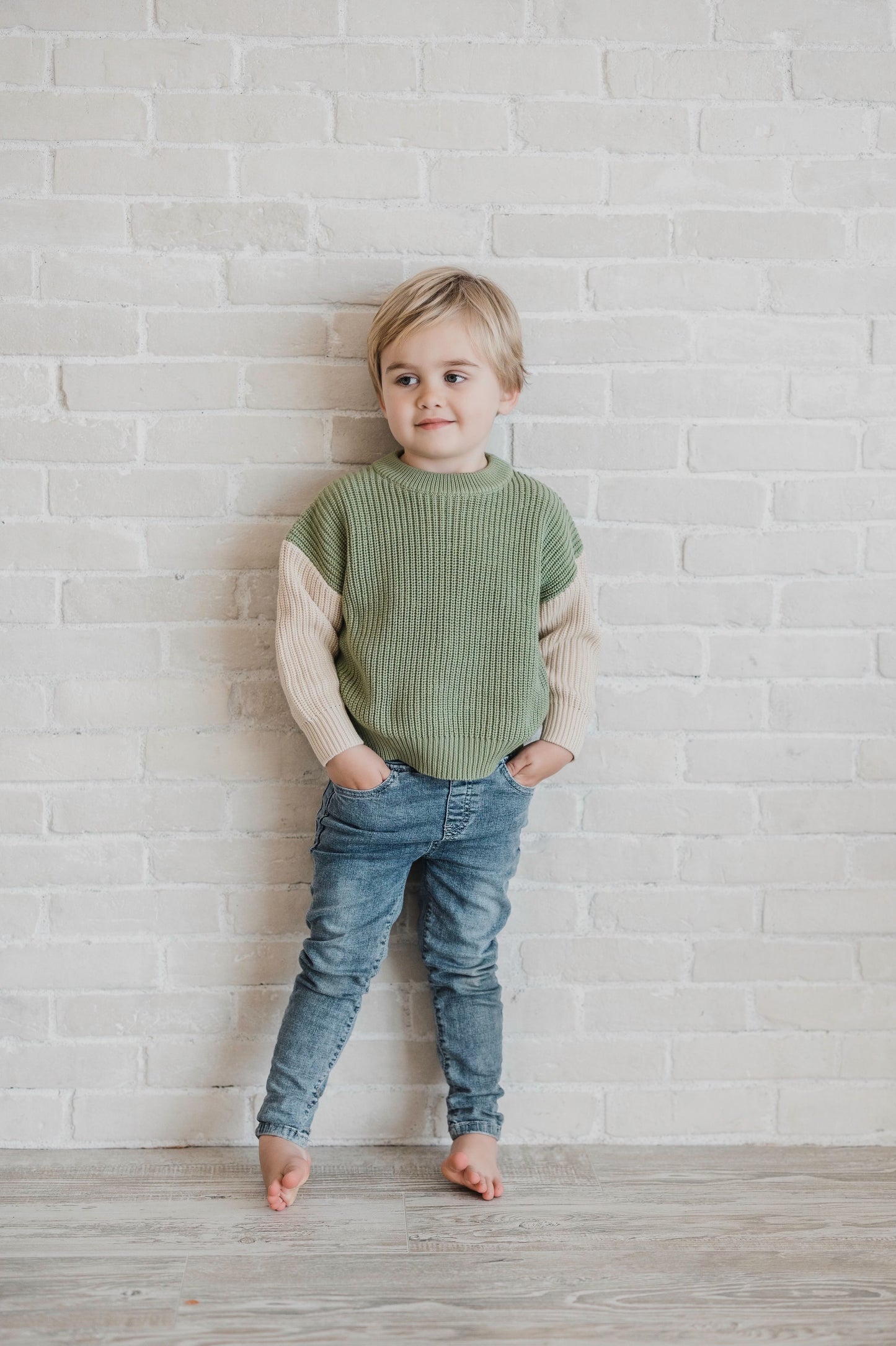 Green Knit Sweater