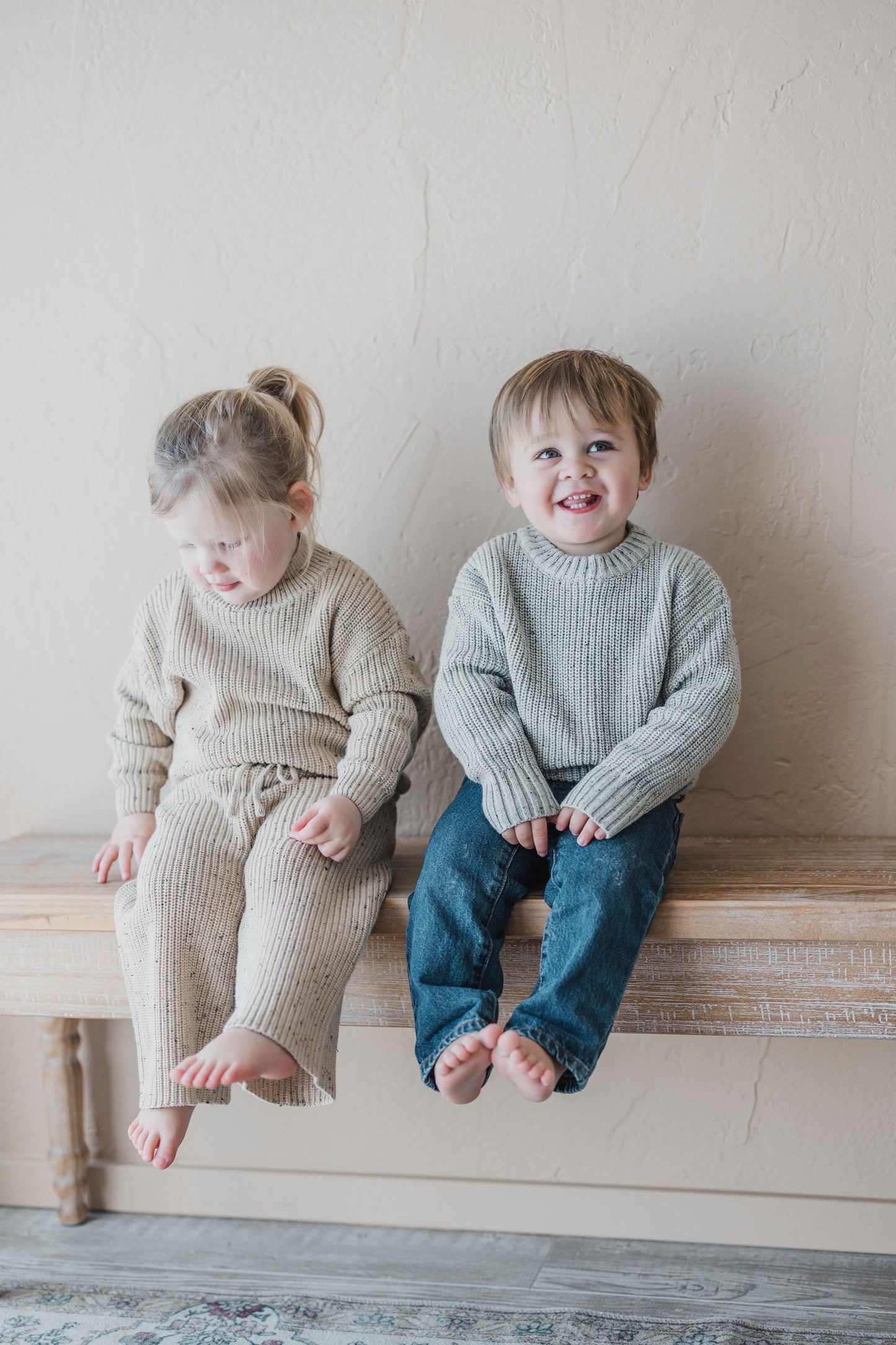 Speckled Knit Sweater