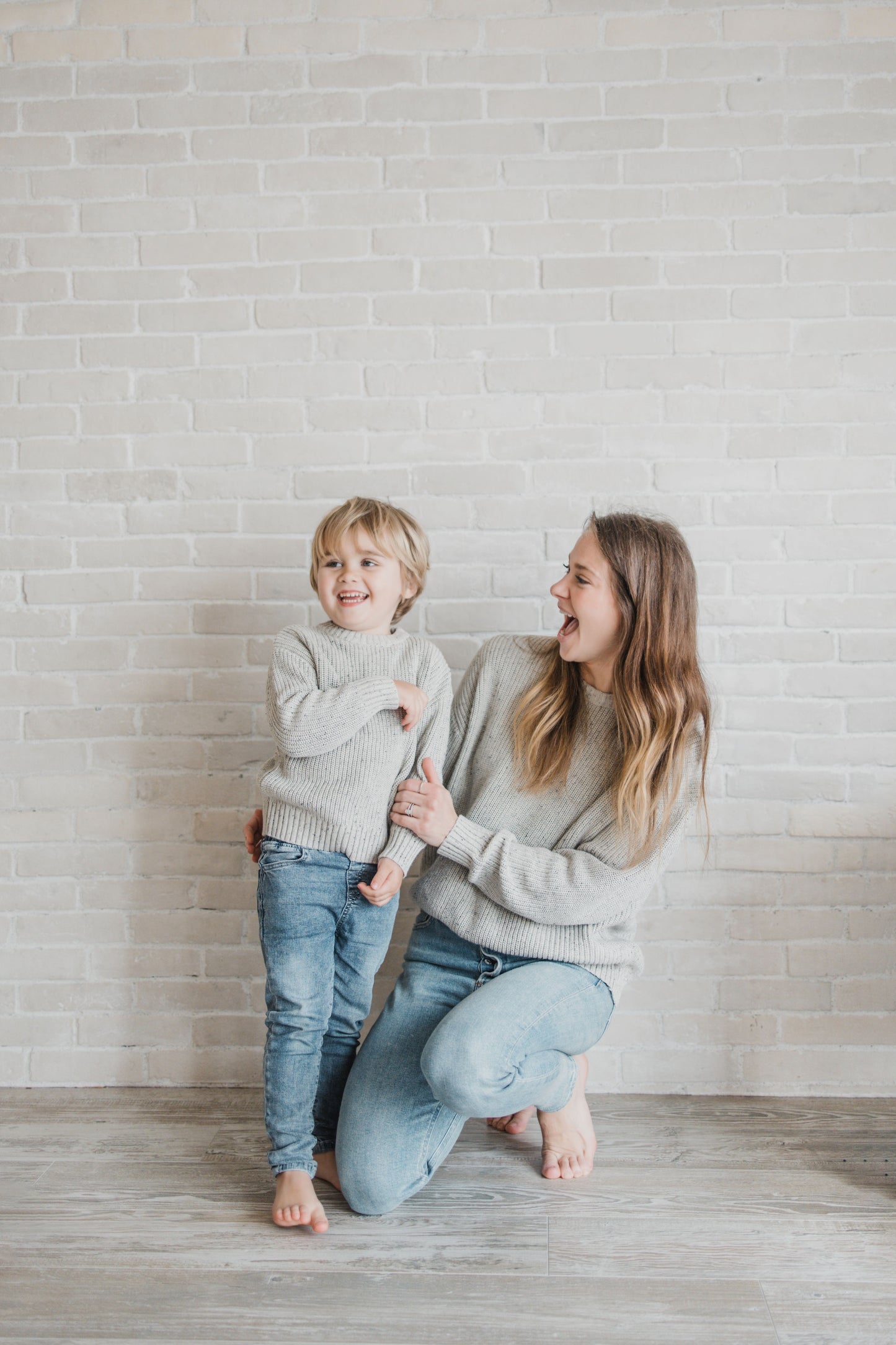 Speckled Knit Sweater