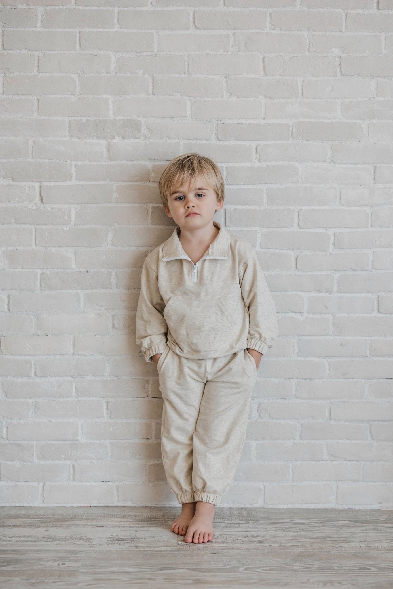 Collared Jogger Set - Lynn+Cole